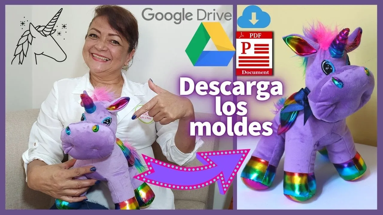 Unicórnio multicolorido
