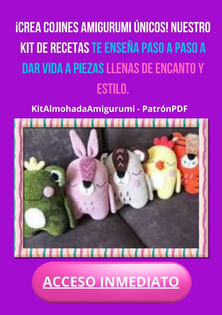 Ursinho de pelúcia e abelha de amigurumi - molde parte 4