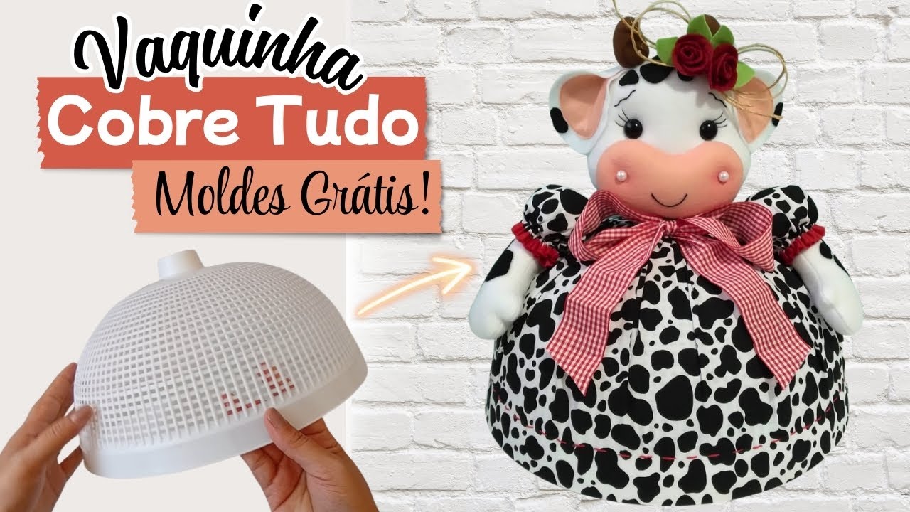Vaquinha cobre-bolo para presente de Dia das Mães