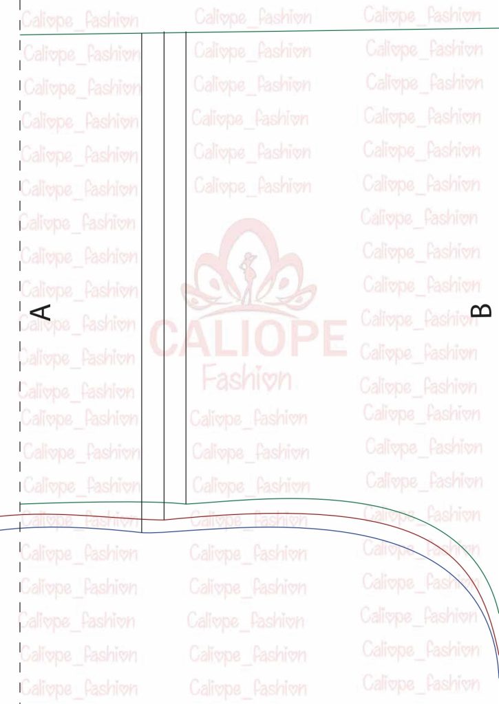 Vestido com decote drapeado – modelagem e confecção - molde parte 3