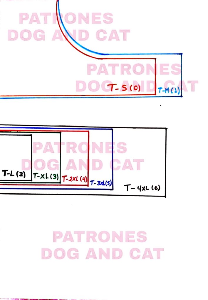 Vestido de fantasma para cachorrinha no Halloween - molde parte 5