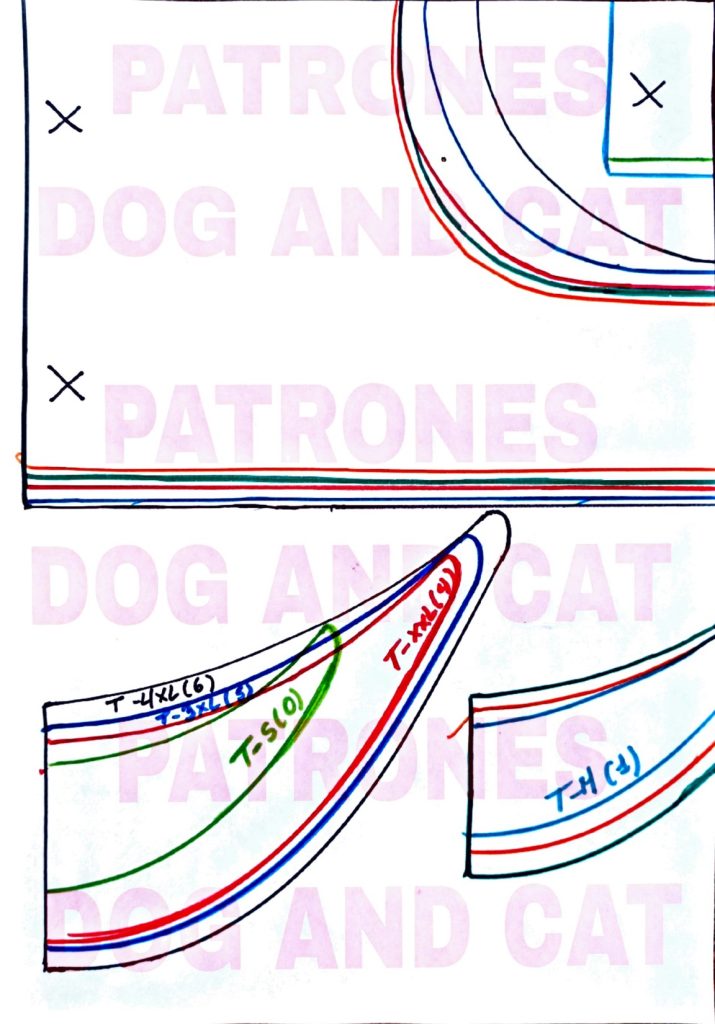 Vestido de Mamãe Noel para cachorrinha - molde parte 3