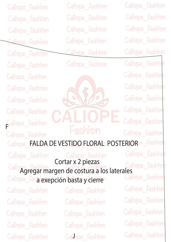 Vestido floral – modelagem e confecção - molde parte 14