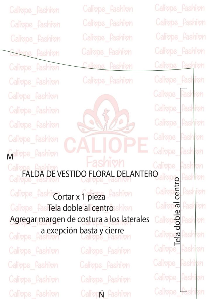 Vestido floral – modelagem e confecção - molde parte 17