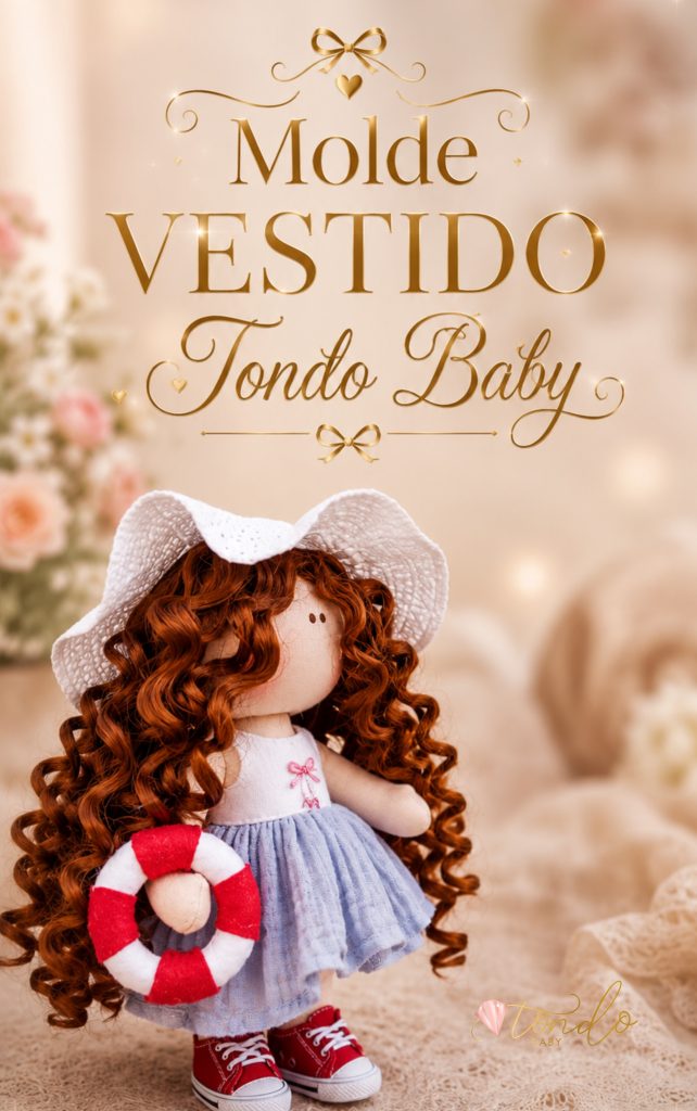 Vestido fofo sem bainha - molde parte 1