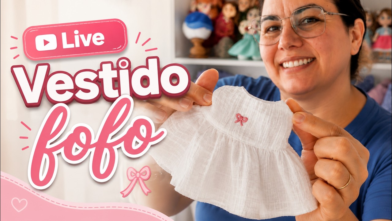 Vestido fofo sem bainha
