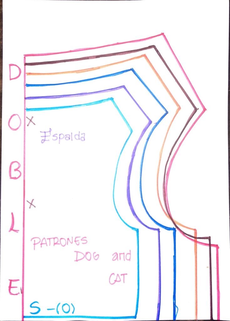 Vestido para cachorrinha modelo 1 - molde parte 1
