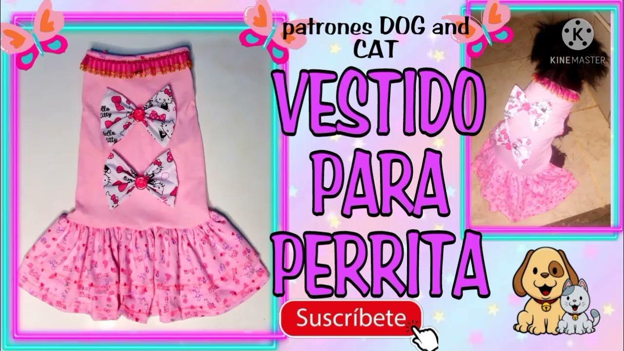 Vestido para cachorrinha modelo 1