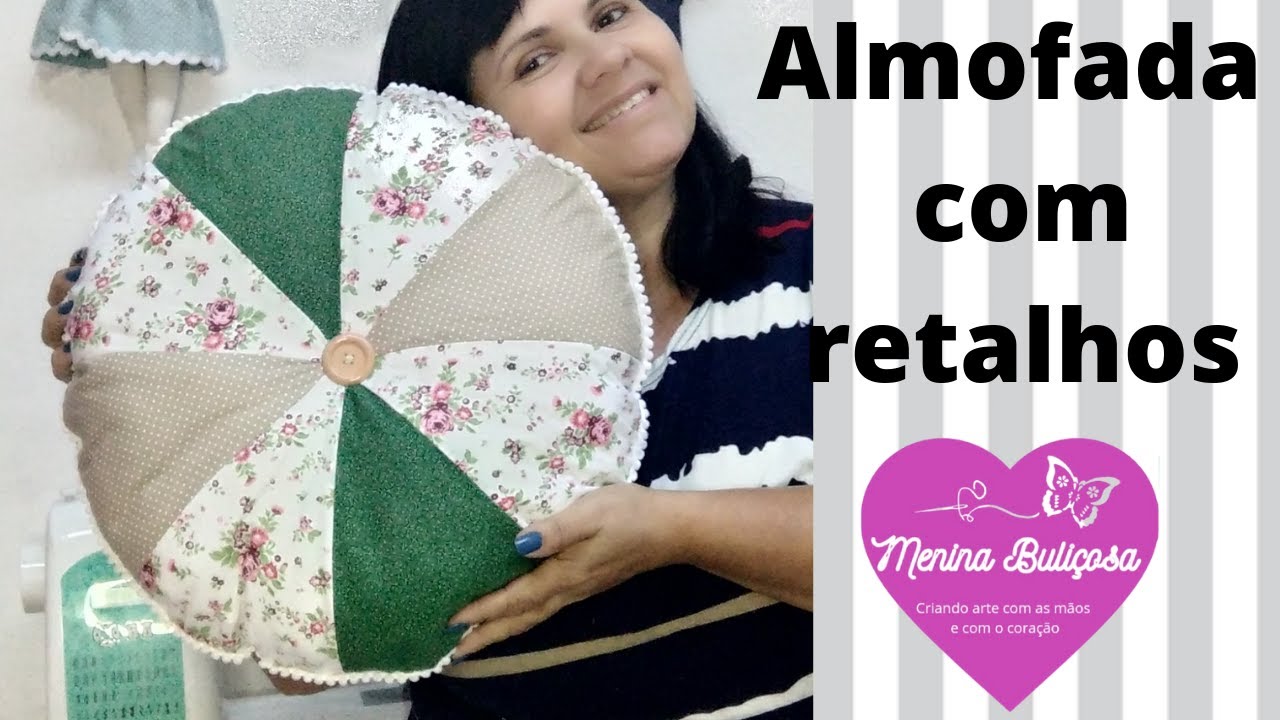 Almofada com retalhos