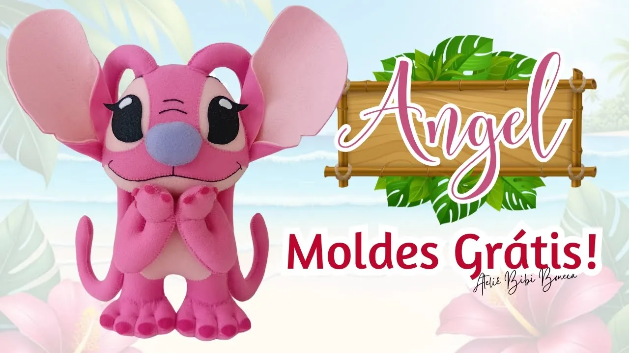Angel (Lilo e Stitch) de feltro