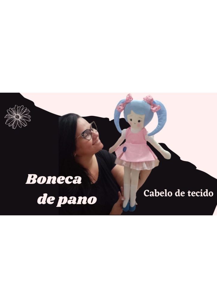Boneca de pano fácil parte 2 - molde parte 1