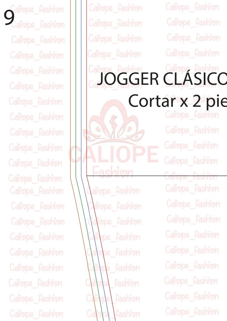 Calça jogger fácil parte 2 – clássica e oversized - molde parte 11