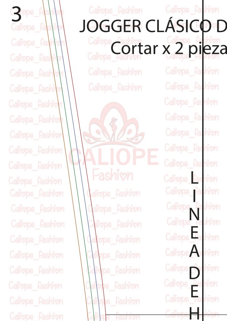 Calça jogger fácil parte 2 – clássica e oversized - molde parte 5