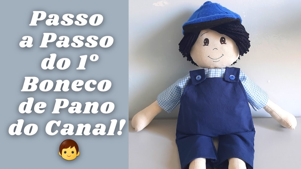 Como fazer boneco de pano passo a passo
