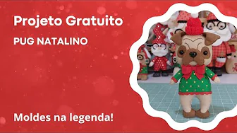 Como fazer pug de feltro