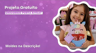 Como fazer unicórnio porta-KitKat