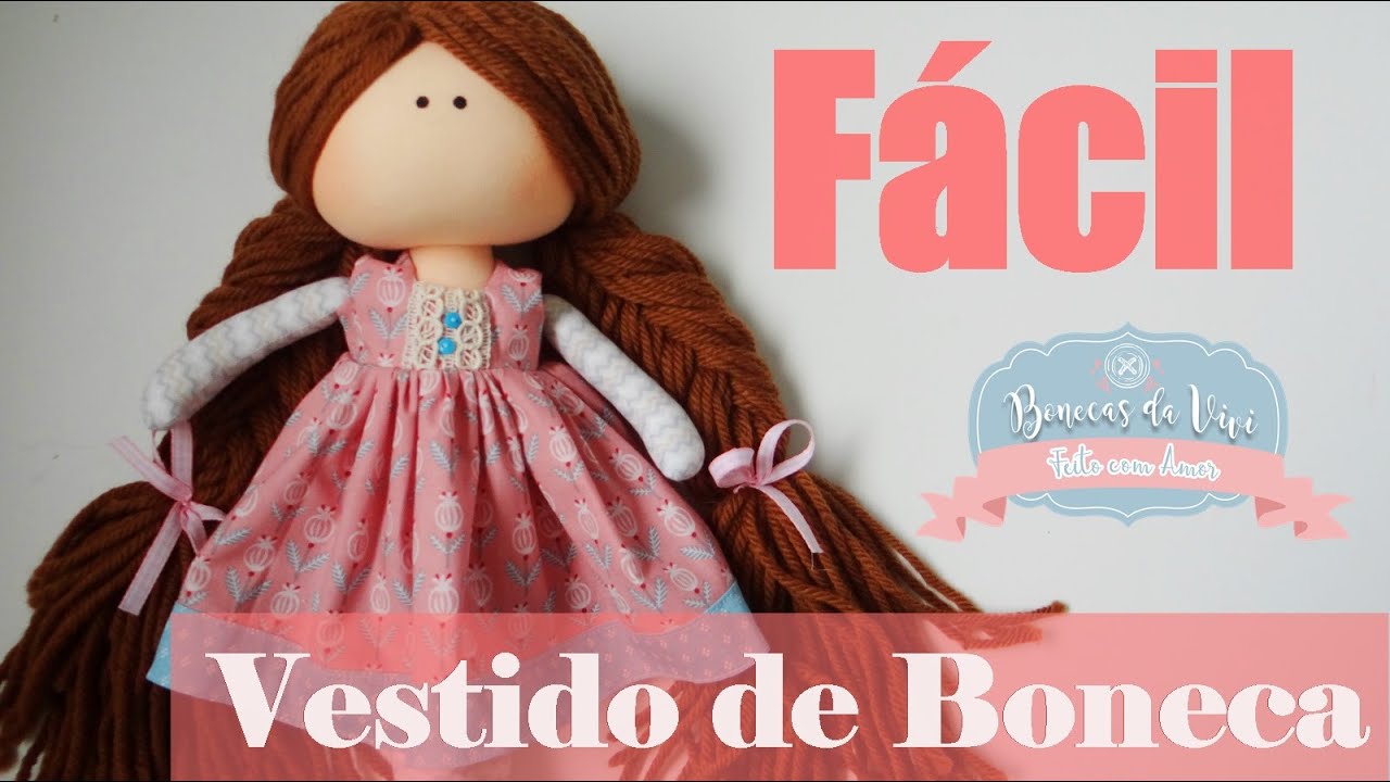 Como fazer vestidinho para a boneca Charlotte