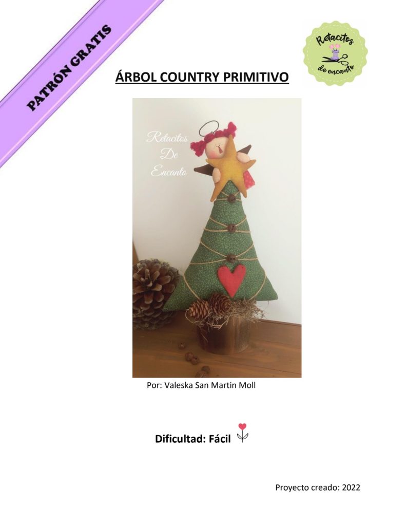 Três projetos de tecido com triângulos para decorar o Natal - molde parte 1