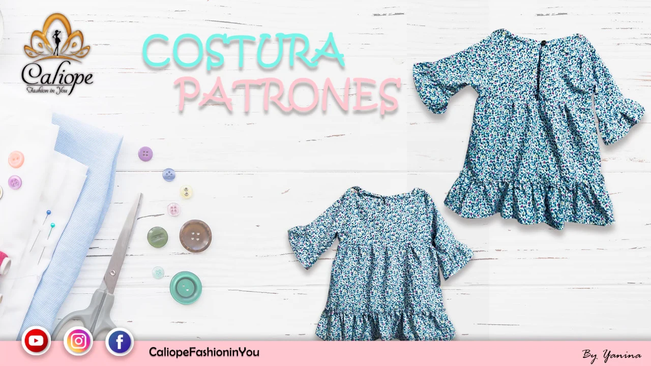 Vestido infantil mais fácil para iniciantes